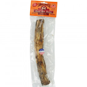 Smokehouse Beef Rib Bone Natural 12" Long Dog Treat - 1 count