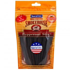 Smokehouse Pepperoni Stix Dog Treats 8" - 8 oz