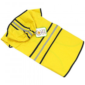 Fashion Pet Rainy Day Dog Slicker - Yellow - Large (19"-24" From Neck to Tail)