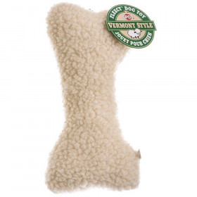 Spot Vermont Style Fleecy Bone Shaped Dog Toy - 12" Long