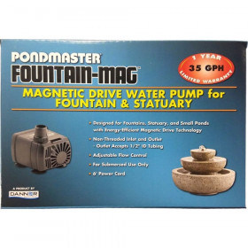 Pondmaster Pond-Mag Magnetic Drive Utility Pond Pump - Model .35 (35 GPH)