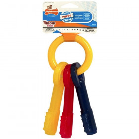 Nylabone Puppy Chew Teething Keys Chew Toy - X-Small (For Dogs up to 15 lbs)