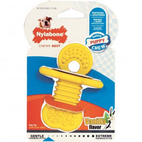 Nylabone Puppy Teether Chew Toy Small Vanilla Flavor - 1 count
