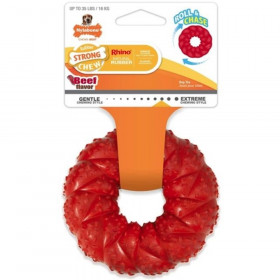 Nylabone Strong Chew Braided Ring Dog Toy Beef Flavor Wolf - 1 count