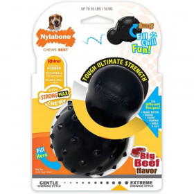 Nylabone Strong MAX Stuffable Chew Cone Toy Beef Flavor  - Medium - 1 count