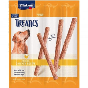 VitaKraft Treaties Smoked Chicken Grab-n-Go Dog Treats - 4 count