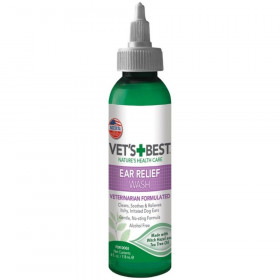 Vets Best Ear Relief Wash for Dogs - 4 oz