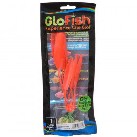 GloFish Orange Aquarium Plant - Large - (7"-8.5" High)