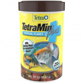 Tetra TetraMin Plus Tropical Flakes Fish Food - 2.2 oz