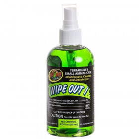 Zoo Med Wipe Out 1 - Small Animal & Reptile Terrarium Cleaner - 8.75 oz