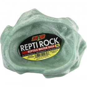 Zoo Med Repti Rock - Reptile Water Dish - Medium (6.5" Long x 5" Wide)
