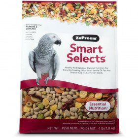 ZuPreem Smart Selects Bird Food for Parrots & Conures - 4 lbs