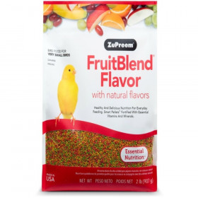 ZuPreem FruitBlend Flavor Bird Food for Very Small Birds - 2 lbs