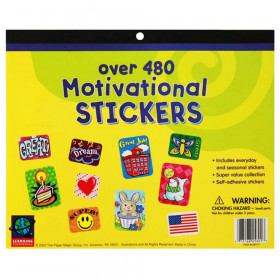 Jumbo Sticker Books, 480 count Motivational