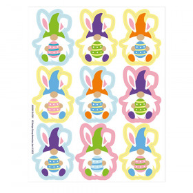 Easter Gnome Giant Stickers, Pack of 36