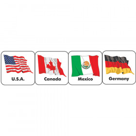 World Flags (20 countries) Theme Stickers