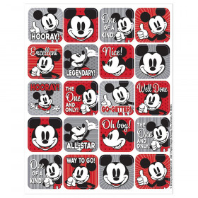 Mickey Mouse Throwback Theme Stickers, Pack of 120
