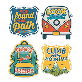 Adventurer Badges Stickers, Pack of 40