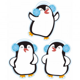Winter Penguins Paper Cut-Outs, Pack of 36