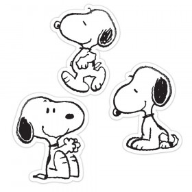 Peanuts Snoopy Assorted Paper Cut-Outs, Pack of 36