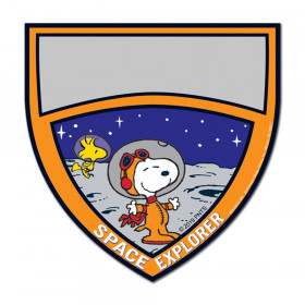 Peanuts NASA Badge Paper Cut Outs, Pack of 36