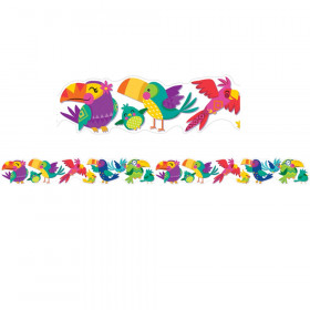 You Can Toucan Birds Deco Trim Extra Wide Die Cut