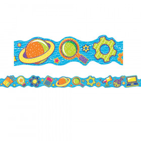 Color My World STEM Icons Deco Trim Extra Wide Die Cut