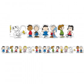 Peanuts Character Lineup Extra Wide Die-Cut Deco Trim, 37 Feet