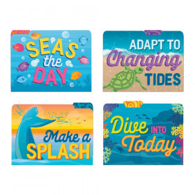 Seas the Day File Folders, Pack of 4