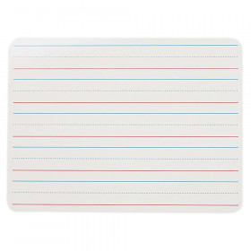 Two-Sided Dry Erase Board, Plain/Ruled, 9" x 12"