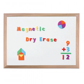 Wood Framed Magnetic Dry Erase Board 18" x 24"