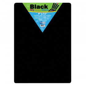 Black Dry Erase Boards, 9" x 12"