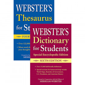 Webster's For Students Dictionary/Thesaurus Shrink-Wrapped Set
