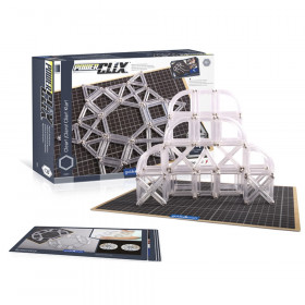 PowerClix Frames, Clear, Magnetic Building Set, 74 Pieces