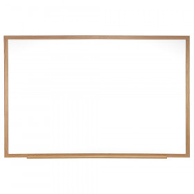Melamine Whiteboard w/Wood Frame, 18" x 24"