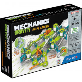 Mechanics Gravity Loops & Turns Recycled, 130 Pieces
