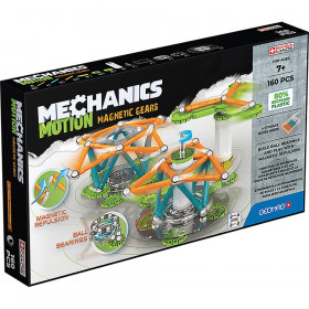 Mechanics Magnetic Gears Recycled, 160 Pieces
