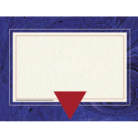 Blue Marble Border Certificate, 8-1/2" x 11", 50/pkg