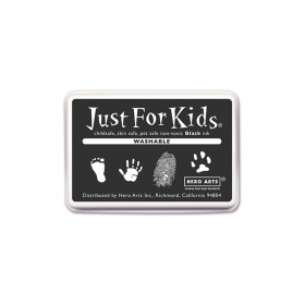 Just for Kids Washable Ink Pad, Black