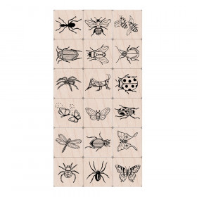 Ink 'n' Stamp Bugs Stamps, Set of 18