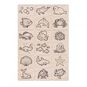 Ink 'n' Stamp Sea Life Stamps, Set of 18