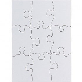 Compoz-A-Puzzle, 4" x 5 1/2" Rectangle, 9 pieces