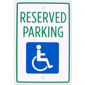 Handicap Parking Sign 18 x 12""