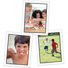 Photographic Learning Cards Talk About A Childs Day