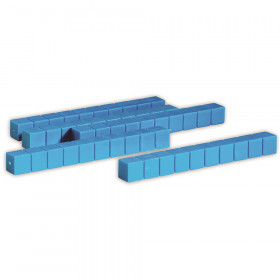 Blue Plastic Base Ten Rod, Set of 50