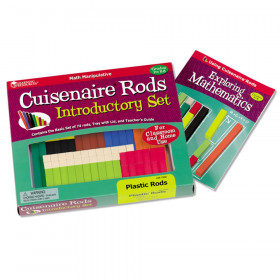 Plastic Cuisenaire Rods Introductory Set, Nonconnecting