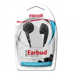 Budget Stereo Earbuds, Black
