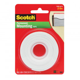 Indoor Mounting Tape, 1/2" x 75"