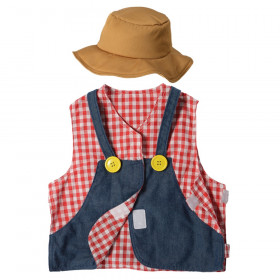 Farmer Toddler Dress-Up, Vest & Hat