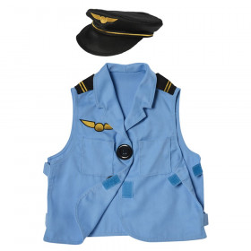 Pilot Toddler Dress-Up, Vest & Hat